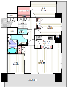 ライオンズマンション大阪スカイタワー 2106号室